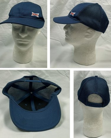 New Sonic Fast Food Restaurant Snapback Trucker Baseball Hat Blue