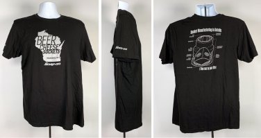 Snap-On Tools Beer Cheese Sockets Milwaukee WI T Shirt Mens XL