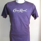 Crown Royal Whiskey T Shirt Womens Medium Purple Cotton Poly Blend