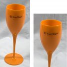 Veuve Clicquot Plastic Campagne Glass Flute Orange Veuve Clicquot Plastic Campagne Glass Flute Orange