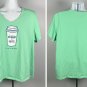 Life is Good Powered by Optimism & Coffee Crusher V Neck T Shirt Womens XXXL