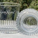 2 Etched Crown Royal Canadian Whisky Glasses EST 1939 8 oz Embossed Base
