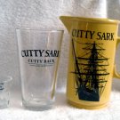 Cutty Sark Scotch Whisky Pitcher, Pint & Shot Glass Cutty Leads Beer Follows