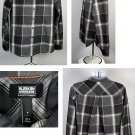 Alaskan Hardgear by Duluth Trading Shirt Button Front Mens Medium Black Plaid