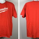 Milwaukee Tools T Shirt Mens XL Red Cotton New