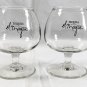 2 New El Mayor Tequila 5 oz Stemmed Snifter Cocktail Glasses