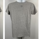 Life is Good Social Networking Kayak Floating V Neck T Shirt Womens Medium Gray