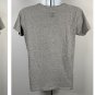 Life is Good Social Networking Kayak Floating V Neck T Shirt Womens Medium Gray