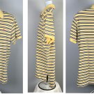 Ralph Lauren Polo Golf Horse Logo Short Sleeve Shirt Mens XL Yellow Striped