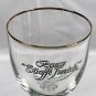 Brugse Straffe Hendrik Stemmed Beer Glass Gold Rimmed 14 oz