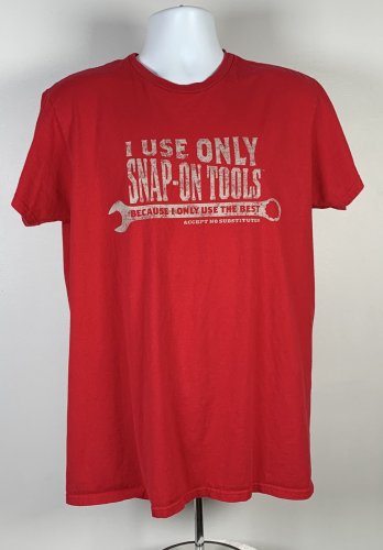 I Only Use Snap-On Tools Because I Only Use the Best T Shirt Mens Large Red