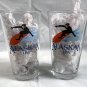 2 Alaskan IPA Beer Surf Our Icy Bay Pint Glasses Surfer Logo Brewery