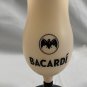 New Bacardi Rum Color Changing Plastic Hurricane Glass + 4 Plastic Shot Glasses