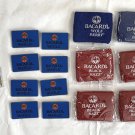 17 Piece New Bacardi Lot Sweatbands Flashing Pins Backs Vanila Razz Wolf Berry