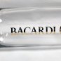 Bacardi Rum Gold Bat Logo Glass 8 oz