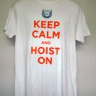 Samuel Adams Octoberfest Beer Keep Calm and Hoist On T Shirt Mens Large Samuel Adams Octoberfest Beer Keep Calm and Hoist On T Shirt Mens Large