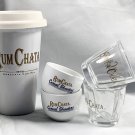 New Rum Chata Travel Mug + Cereal Shooters + Shot A Chata Divided Shot Glasses