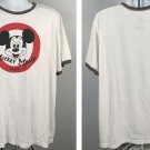 Mickey Mouse Club Ringer T Shirt Mens XXL Disney Parks Cotton Polyester