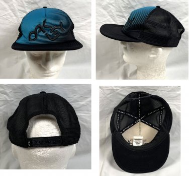 Oakley Raised Logo Snapback Trucker Baseball Hat Mens Polyester