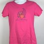 Life is Good Love This Day Cornucopia T Shirt Womens Medium Classic Fit Pink