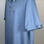 William Bill Murray Polo Golf Shirt Mens XXL Polyester Spandex Blue