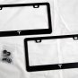 2 New Tesla Metal License Plate Frames Black