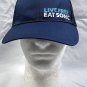 New Live Free Eat Sonic Fast Food Restaurant Snapback Trucker Baseball Hat Blue