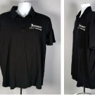 Michelin Man Pilot Power 3 Logo Polo Shirt Mens Large Cotton Black