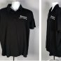 Michelin Man Pilot Power 3 Logo Polo Shirt Mens Large Cotton Black
