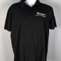 Michelin Man Pilot Power 3 Logo Polo Shirt Mens Large Cotton Black
