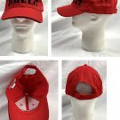 Pirelli Tires Italian Tyres Embroidered Baseball Hat Mens Red Cotton