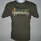 Hard Rock Cafe Hollywood t shirt Mens Medium green Save the Planet