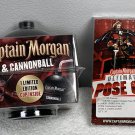 Captain Morgan Rum Cannonball Cup & 50 Pose Off Like a Pro Instruction Cards