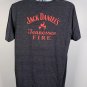 Jack Daniel's Tennessee Fire Dept Old No 7 T Shirt Mens XL Cotton Poly Blend