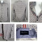 Robert Graham Womens Shirt Size Large Tailored Fit Knowledge Wisdom Truth