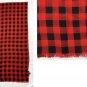 Lauren Ralph Lauren Red Tartan Plaid Wool Scarf Wrap 19.5" by 78" Rectangular