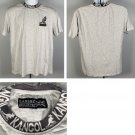 Kangol Embroidered Kangaroo Logo T Shirt Mens Large Gray Cotton Blend