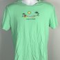 Life is Good I Like it Here Beach Logo Crusher Lite T Shirt Mens Small