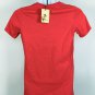 New Sailor Jerry spiced Rum Anchor Logo T Shirt Womens Large Red Cotton