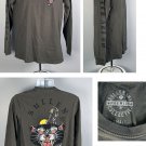 Sullen Art & Tattoo Black Cat Logo Long Sleeve Shirt Mens Small Dominik Schulte