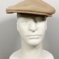 Kangol Tan Newsboy Cap Hat Mens Large Made in England