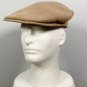Kangol Tan Newsboy Cap Hat Mens Large Made in England