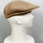 Kangol Tan Newsboy Cap Hat Mens Large Made in England