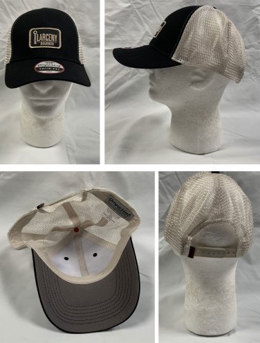 Larceny Bourbon Snapback Trucker Hat Embroidered New
