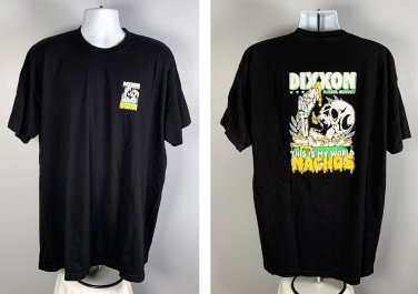 Dixxon Flannel Co This is My World Nachos T Shirt Mens XL Skull