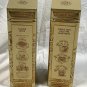 2 Dewar's Scotch Whisky Empty Bottle Tin Gold Celtic Knot 12.5" Raised Design