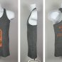 Bulleit Frontier Bourbon Whiskey Tank Top Shirt Womens Large Gray Cotton blend