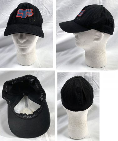 Fox Racing Baseball Hat Mens Large/XLarge Flexfit Black