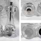 Olde Thompson Clear Acrylic Salt & Pepper Mill Shakers 6.5"