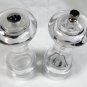 Olde Thompson Clear Acrylic Salt & Pepper Mill Shakers 6.5"